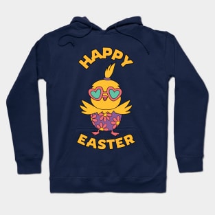 Happy Easter. Colorful and cute chicken design Hoodie